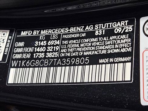 New 2026 Mercedes-Benz S 63 AMG S image 17