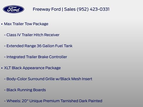 Certified 2020 Ford F150 XLT w/ Equipment Group 302A Luxury AWD/4WD image 20