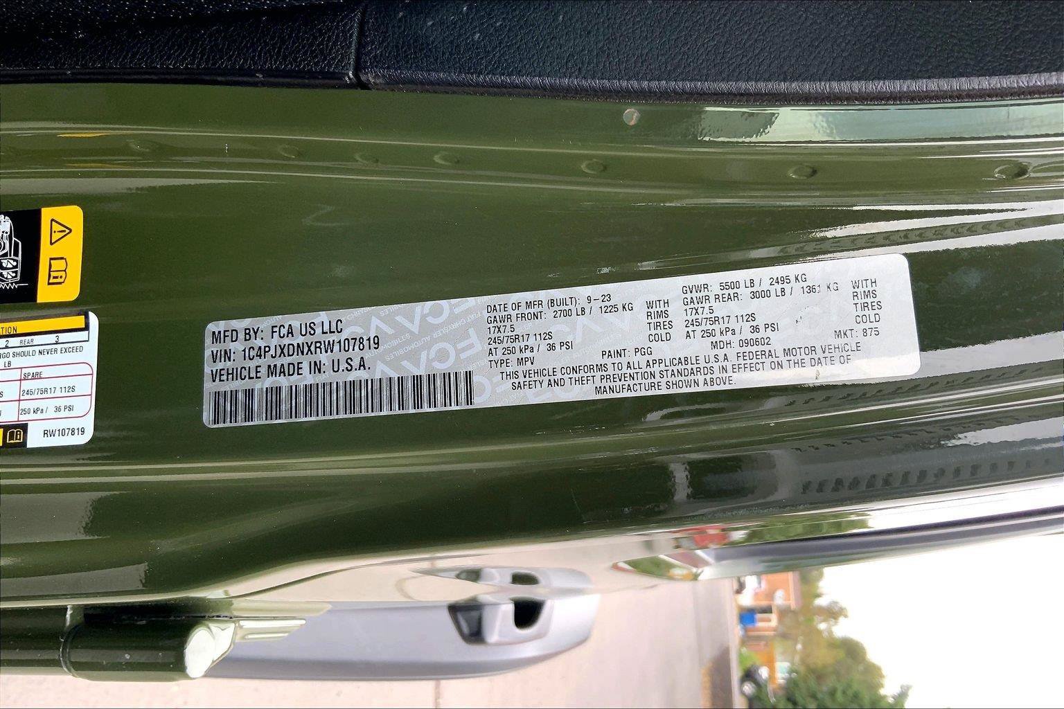 Certified 2024 Jeep Wrangler Unlimited Sport AWD/4WD image 34