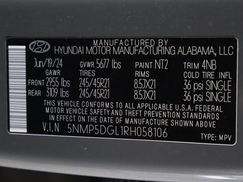 Used 2024 Hyundai Santa Fe Calligraphy AWD/4WD image 61