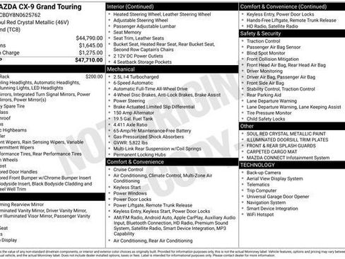 Used 2022 MAZDA CX-9 Grand Touring image 3