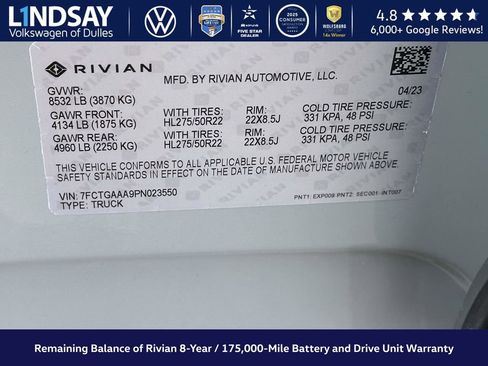 Used 2023 Rivian R1T Adventure image 26