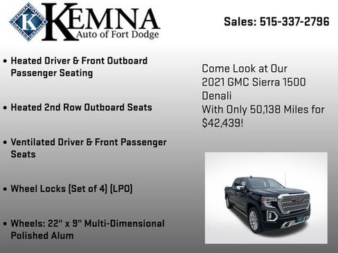 Used 2021 GMC Sierra 1500 Denali w/ Denali Ultimate Package image 37