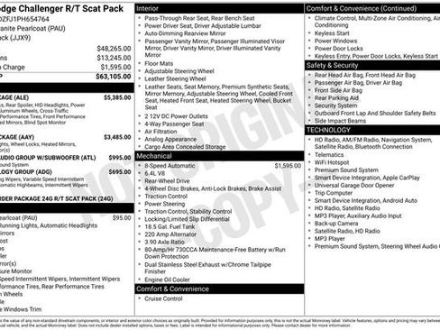 Used 2023 Dodge Challenger R/T Scat Pack w/ T/A Package RWD image 6