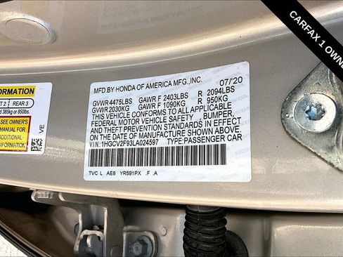 Used 2020 Honda Accord Touring image 16