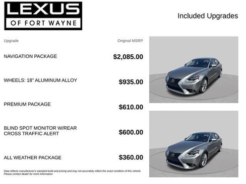 Used 2014 Lexus IS 250 AWD w/ Navigation Package image 4