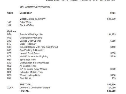 Certified 2022 Mercedes-Benz GLB 250 image 11