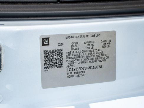 Used 2019 Chevrolet Corvette Stingray Coupe w/ 1LT image 30