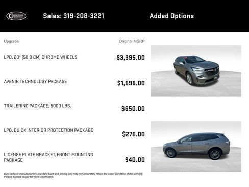 Certified 2023 Buick Enclave Avenir w/ Avenir Technology Package image 2