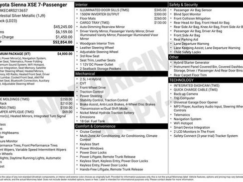 Used 2024 Toyota Sienna XSE w/ XSE Premium Package FWD image 11