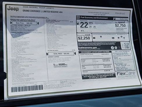 New 2026 Jeep Grand Cherokee L Limited AWD/4WD image 19