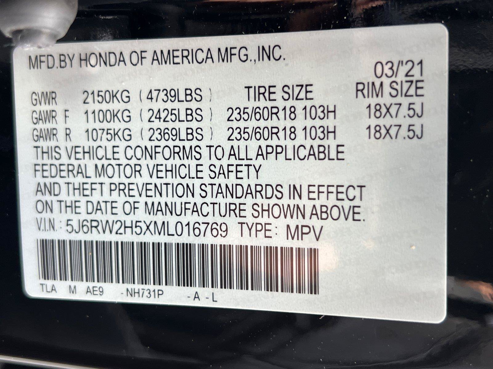 Used 2021 Honda CR-V EX image 33