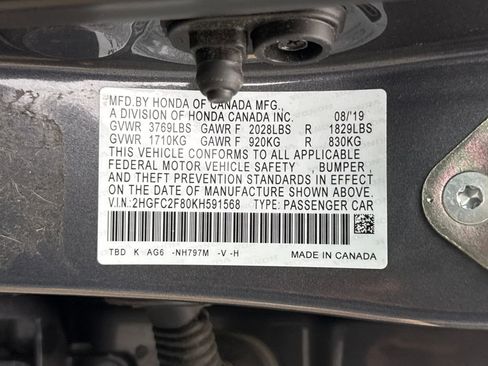 Used 2019 Honda Civic Sport image 30