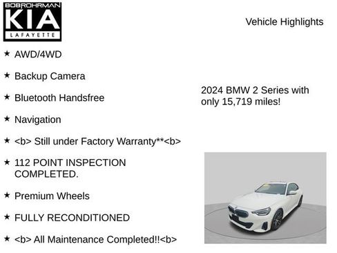 Used 2024 BMW 230i xDrive Coupe w/ Convenience Package AWD/4WD image 8