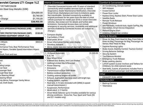 Used 2021 Chevrolet Camaro LT image 17