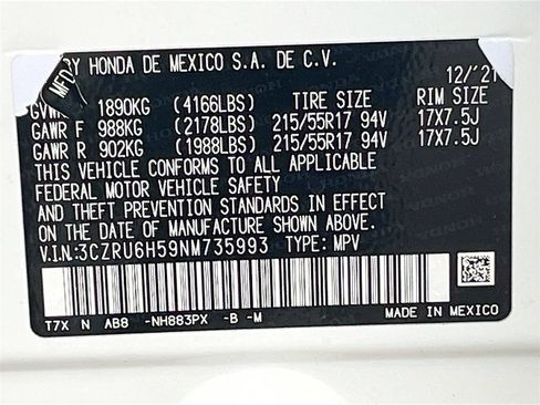 Used 2022 Honda HR-V EX image 32
