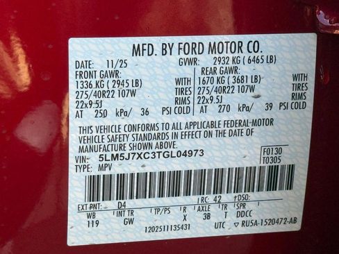 New 2026 Lincoln Aviator Reserve w/ Jet Appearance Package image 20