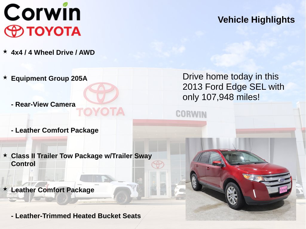 Used 2013 Ford Edge SEL AWD/4WD image 7