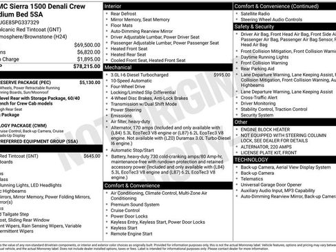 Used 2023 GMC Sierra 1500 Denali w/ Denali Reserve Package AWD/4WD image 27
