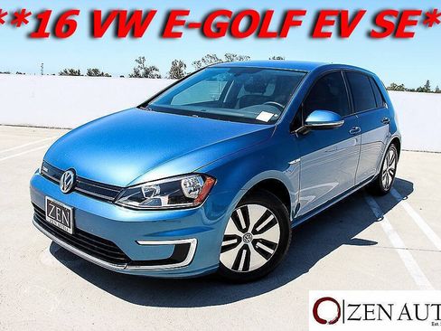 Used 2016 Volkswagen e-Golf SE FWD image 3