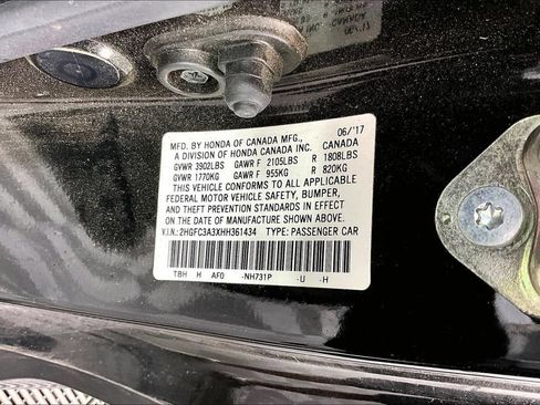 Used 2017 Honda Civic EX-T image 3