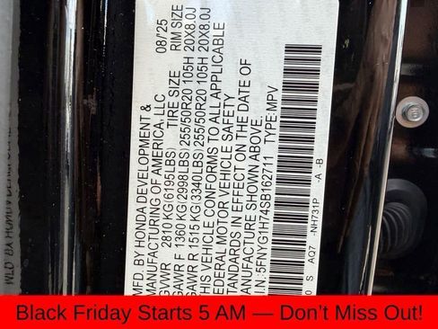 New 2025 Honda Pilot Touring image 41