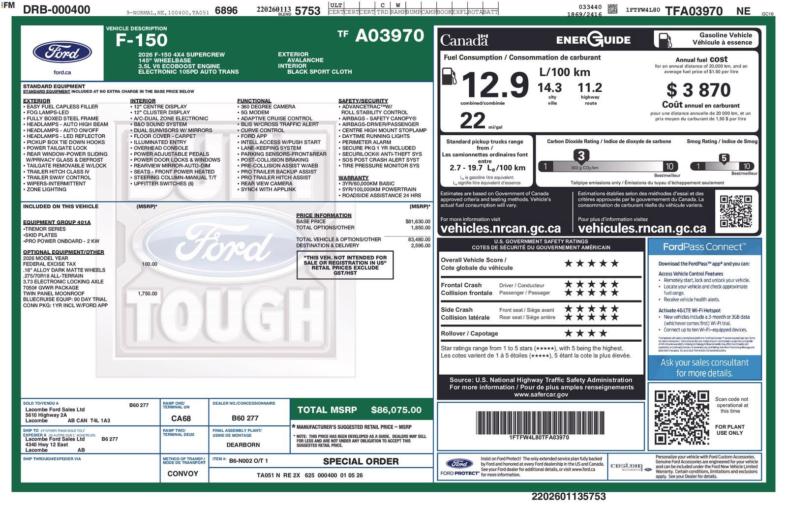 Used 2026 Ford F150 Tremor AWD/4WD image 38