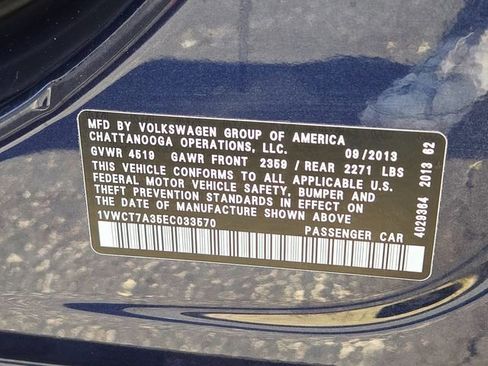 Used 2014 Volkswagen Passat 1.8T SEL Premium image 37