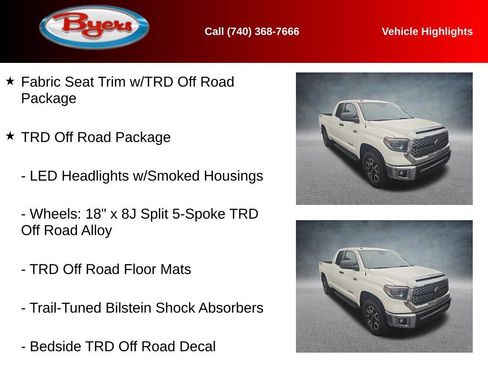 Used 2019 Toyota Tundra SR5 w/ TRD Off Road Package AWD/4WD image 11