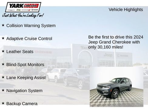 Certified 2024 Jeep Grand Cherokee Limited AWD/4WD image 12