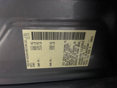 Used 2022 Nissan Maxima SV w/ Floor Mat Group image 76