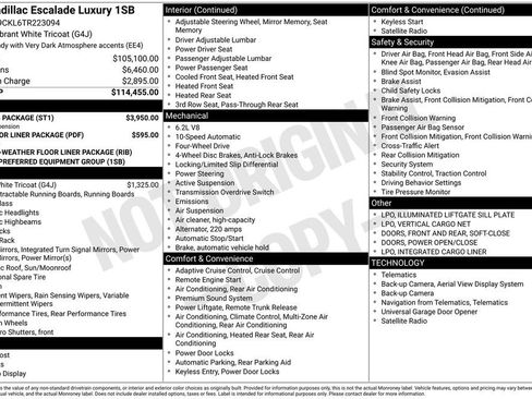 New 2026 Cadillac Escalade Luxury w/ Touring Package image 4