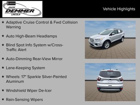 Used 2018 Ford Escape SEL w/ Ford Safe & Smart Package FWD image 25