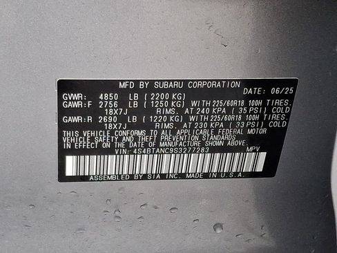 Certified 2025 Subaru Outback Limited AWD/4WD image 28