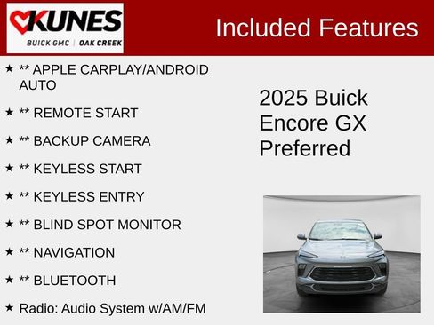 Used 2025 Buick Encore GX Preferred AWD/4WD image 2