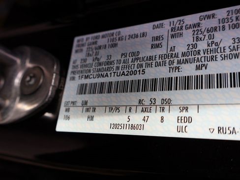 New 2026 Ford Escape ST-Line Select w/ Equipment Group 401A image 40