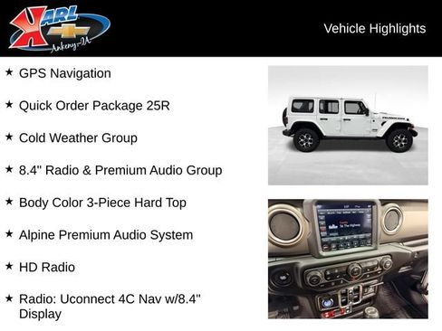 Used 2021 Jeep Wrangler Unlimited Rubicon AWD/4WD image 2