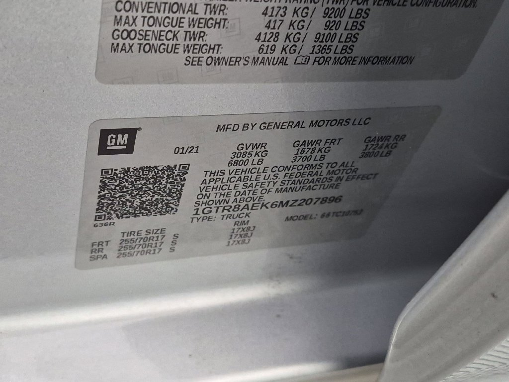 Certified 2021 GMC Sierra 1500 2WD Double Cab w/ Sierra Value Package image 38