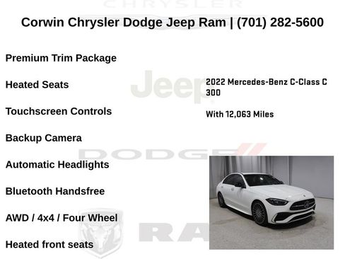 Used 2022 Mercedes-Benz C 300 4MATIC Sedan image 6