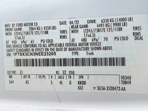 Used 2022 Ford F350 XL w/ Power Equipment Group RWD image 44