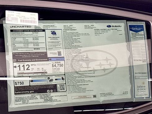 New 2026 Subaru Uncharted AWD image 23