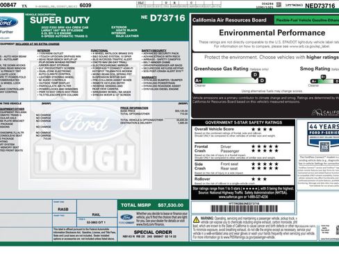 Used 2022 Ford F250 Lariat w/ Lariat Value Package AWD/4WD image 4