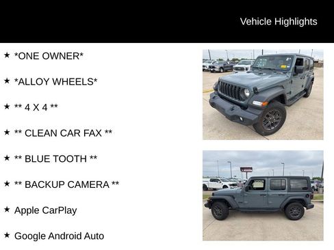 Used 2024 Jeep Wrangler Unlimited Sport AWD/4WD image 4