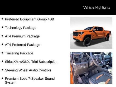 New 2025 GMC Sierra 1500 AT4 w/ AT4 Premium Package AWD/4WD image 8