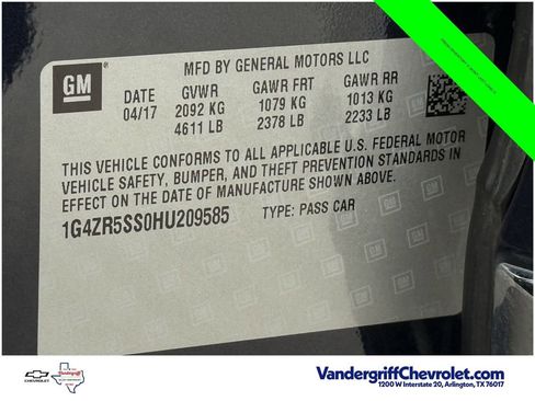 Used 2017 Buick LaCrosse Premium w/ Sun and Shade Package FWD image 25