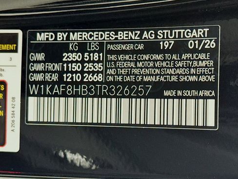 New 2026 Mercedes-Benz C 43 AMG 4MATIC Sedan image 24