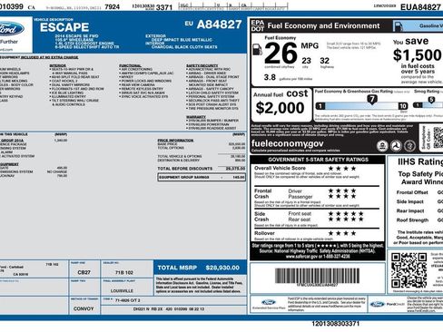 Used 2014 Ford Escape SE w/ Equipment Group 201A image 39