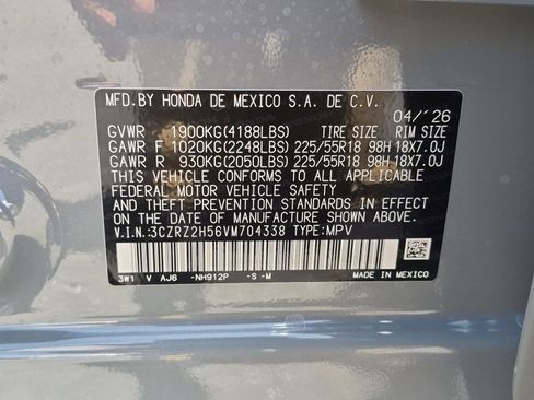New 2027 Honda HR-V Sport image 16