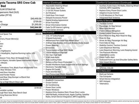 Used 2025 Toyota Tacoma SR5 AWD/4WD image 28