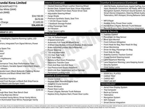 New 2026 Hyundai Kona Limited image 45